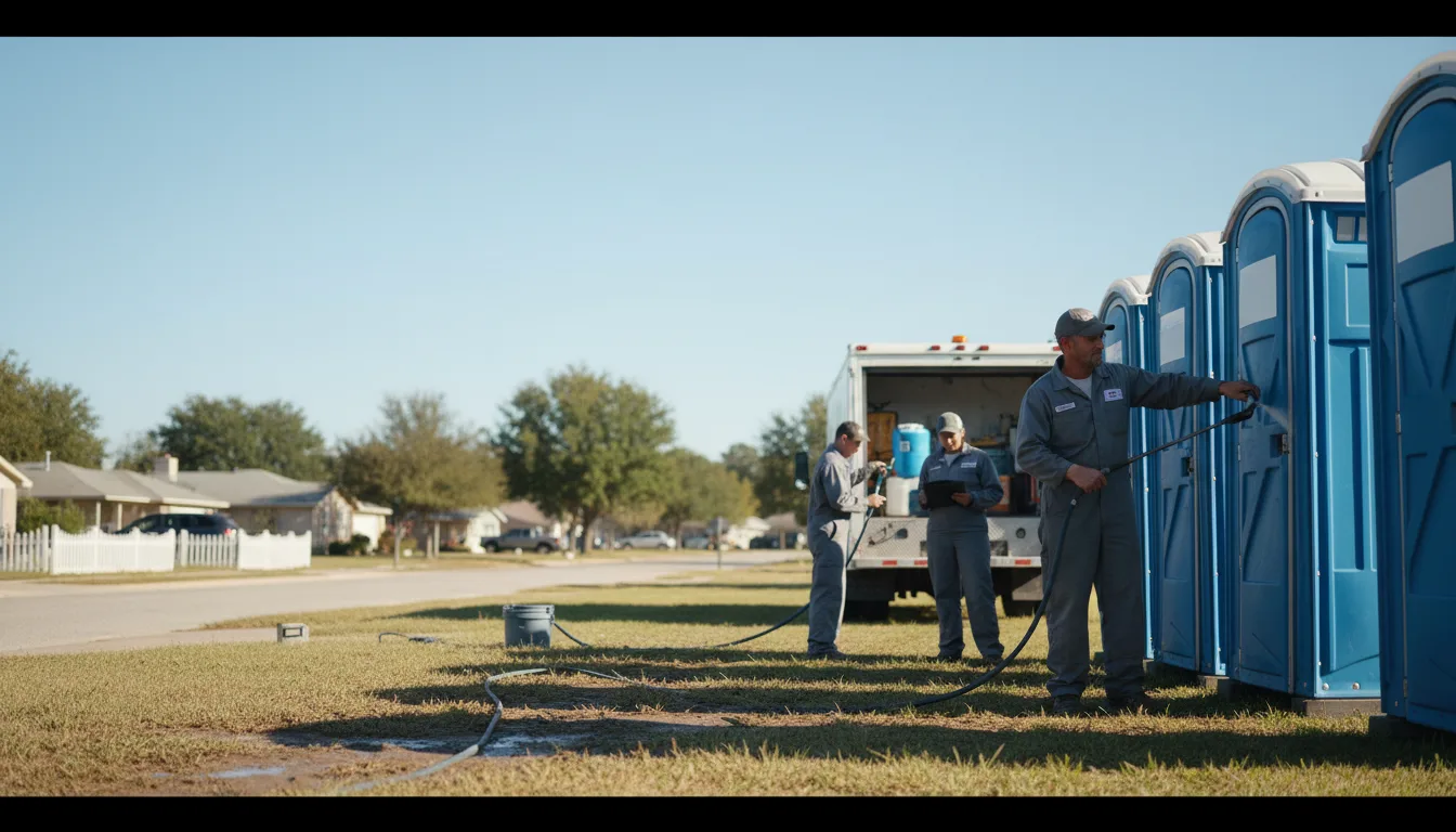 Long-Term Portable Toilet Rental in Coleman, OK near me